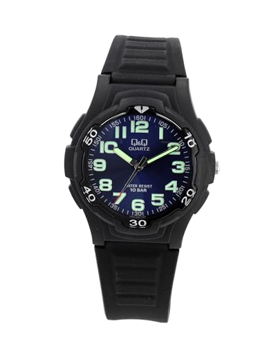 Q&Q Men's Analogue Quartz Watch with Rubber Strap QVP84J003Y