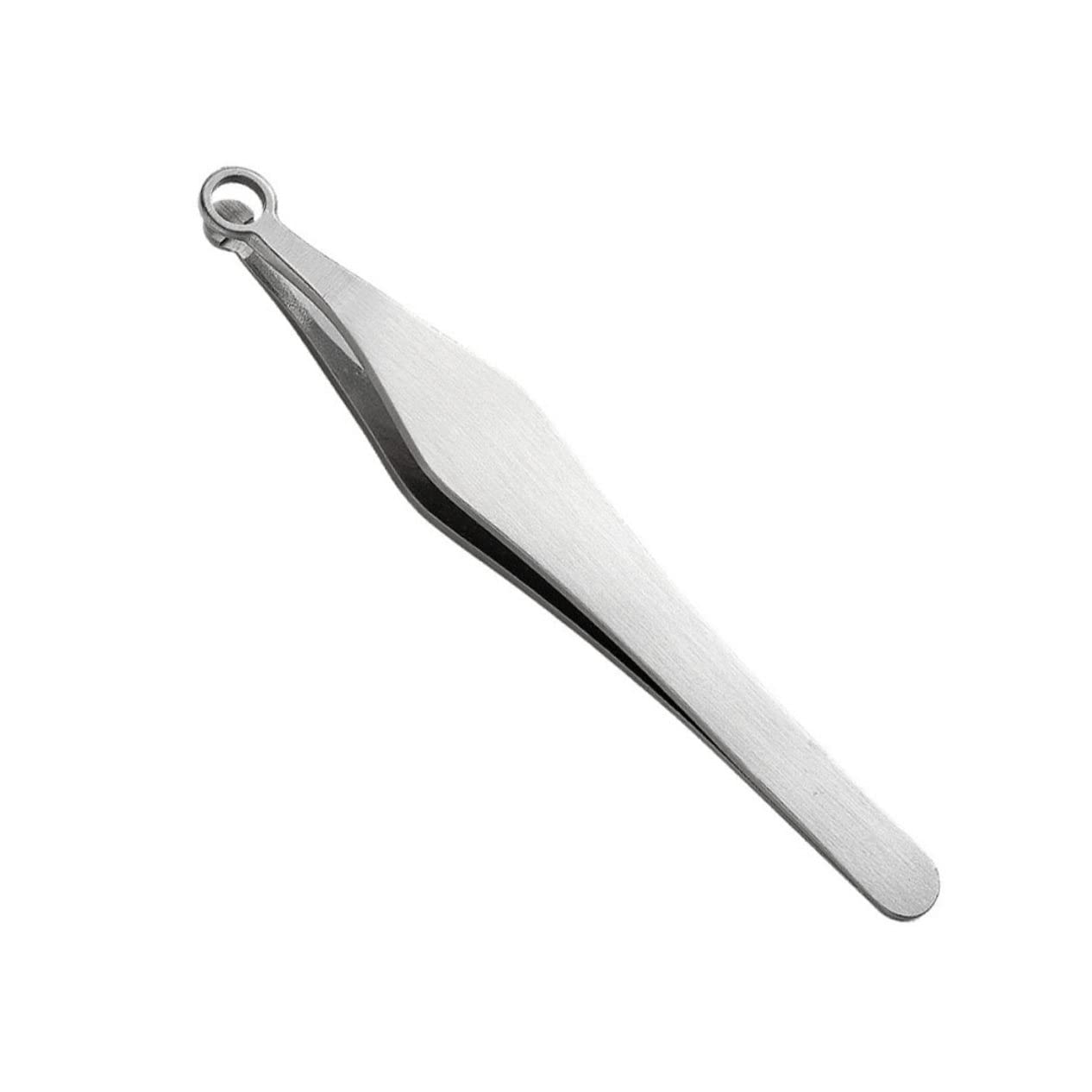 OHPHCALL 1pc Nose Hair Scissors Mens Trimmers for Face Mens Grooming Trimmer Lash Tweezer Facial Hair Eyelash Tools Facial Tools Eyebrow Clippers Trimmer Brow Remover Stainless Steel Silver