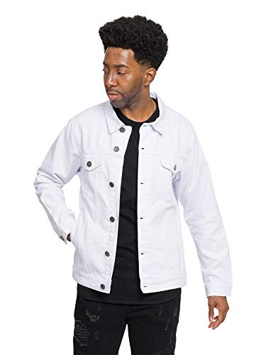 Image of VICTORIOUS Men's Distressed Denim Jacket