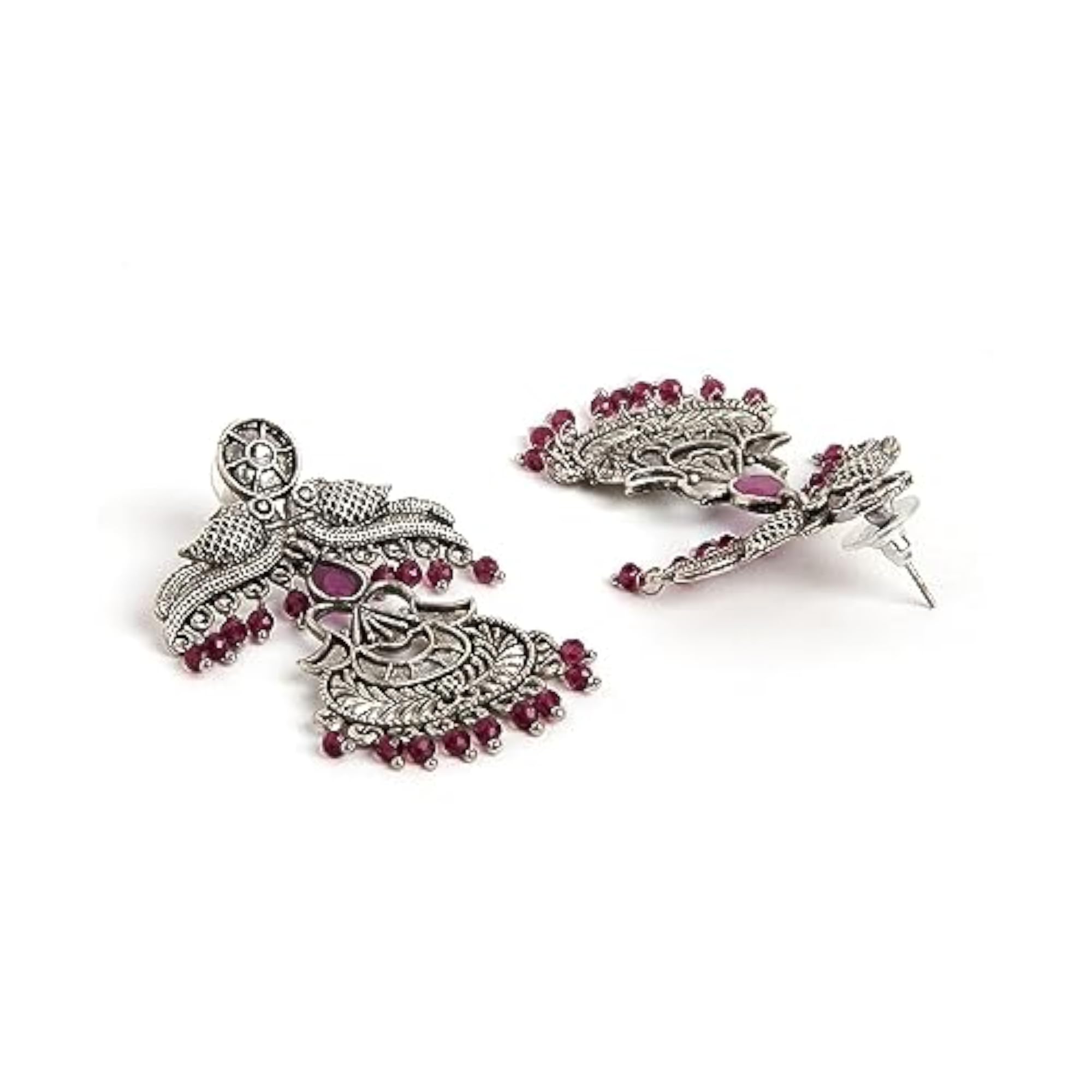 Cultural Elegance Ethnic Earrings with Detailing