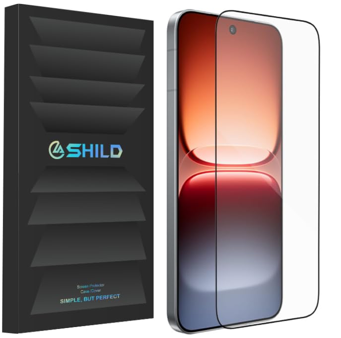 Image of SHILD (Pack of 2) Tempered Glass Screen Protector for IQOO 15 (6.78-inch) | 9H Hardness | 100% Fingerprint Unlock Support | HD Clarity | Easy Installation | Scratch & Impact Resistant