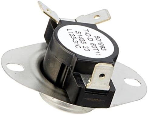 501993 60T11 L125-31C pour thermostat de sèche-linge LG Kenmore Remplacement de 