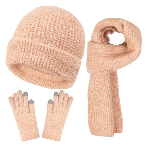 Bonnet tricoté gants tour de cou homme polaire écharpe coupe-vent running