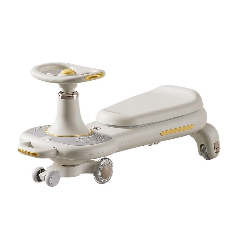 Samochód poślizgowy z oświetleniem muzycznym, Silent Wheels przyczepa Wiggle Car
