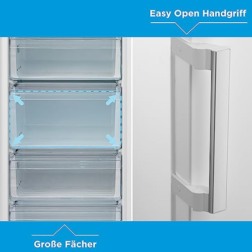 Image of Midea MDRU333FZE01 Freezer /Fridge /238L /172.2 cm High /NoFrost /Flexible Fridge and Freezer Function /Super Cool /Large Compartments /Zero Clearance /Easy Open Handle /Interchangeable Door Hinge /White