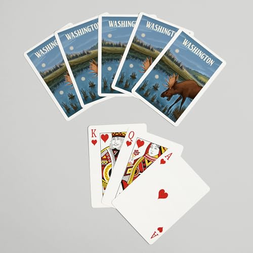 Lantern Press Baraja de Cartas Poker 52 Piezas miniatura 7