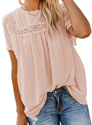 Dokotoo Womens Stylish Spring Front Lace Crochet...