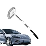 Teleskop-Autobürste mit langem Griff – um 15 Grad gebogene Waschbürsten für Autos...