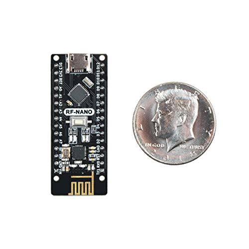Keywish RF-Nano for Arduino Nano V3.0 No Soldering Mirco USB Board Integrate nRF24L01 Wireless Module ATmega328P Micro-Controller Board Compatible with Arduino Nano V3.0 (2 Pcs)