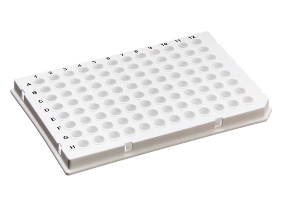 ProCycle™ 96-Well PCR Plate LightCycler® Compatible, White, Semi-Skirt, 10/Pk