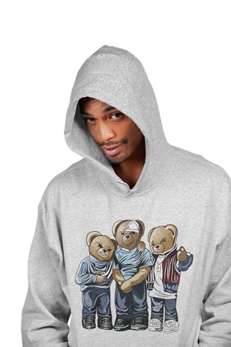 Allntrends Adult Hoodie Bears Funny Graphic Hooded Cool Novelty Casual Sweatshirt4