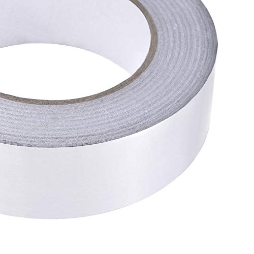 Image of uxcell Aluminum Foil Tape, 35mmx50m Self-adhesive Waterproof High Temperature Sealing Tapes for HVAC Duct Pipe Insulation