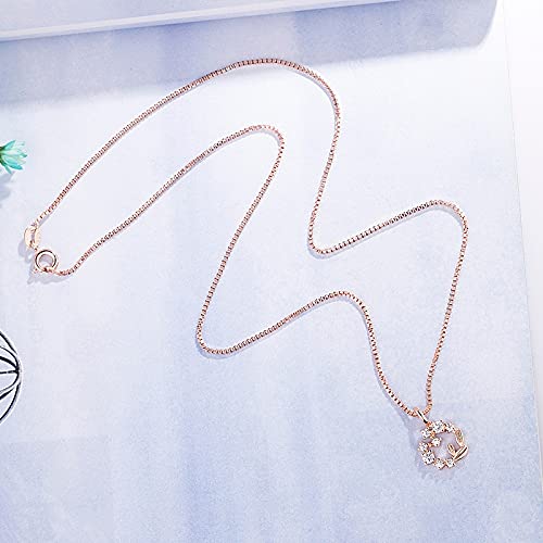 Pendentif en diamant rond et topaze rose : le cadeau idéal - 4