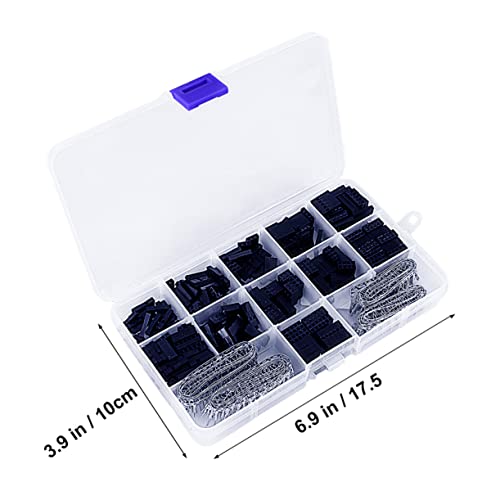 Conectores jumper pin crimp kit de 620 piezas para electrónica y herramientas eléctricas 2