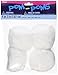 Pom Poms 3" 4/Pkg-White
