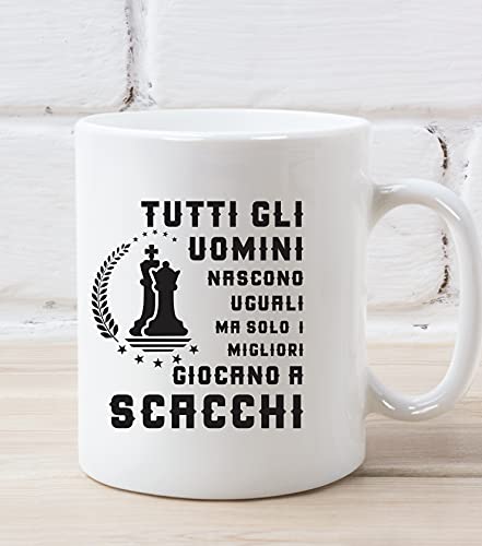 Bubbleshirt Tazza Mug in ceramica scacchi - tutti