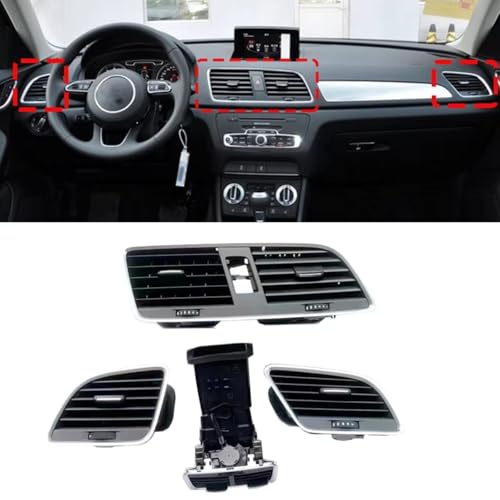 Rejilla de aire acondicionado derecha para salpicadero de coche Q3 2013-2018 4