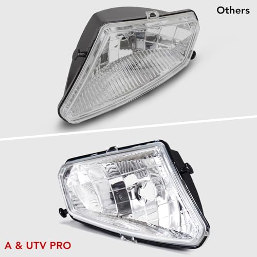 Image of A & UTV PRO Headlight Housing for Polaris Sportsman 500 2005-2010, Head Light Covers for Polaris Sportsman 500 HO EFI TOURING 2005-2010, 2PCS
