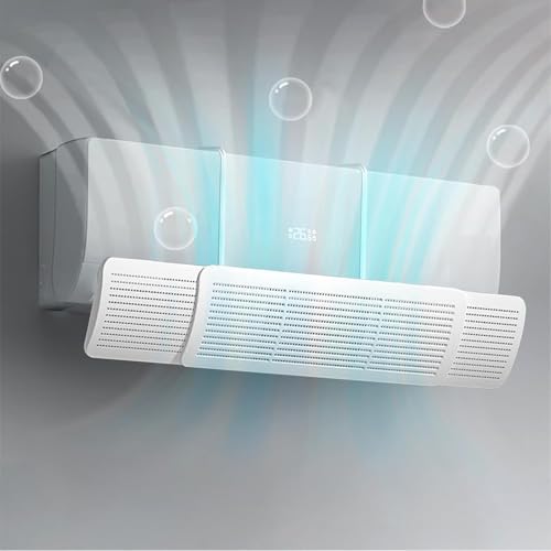 Air Conditioner Deflector Air Conditioning Wind Shield Split Ac Adjustable Flow Deflector Preventing Ac From Blowing Directly For Home Office Retractable Ac Windshield (Standard Version)