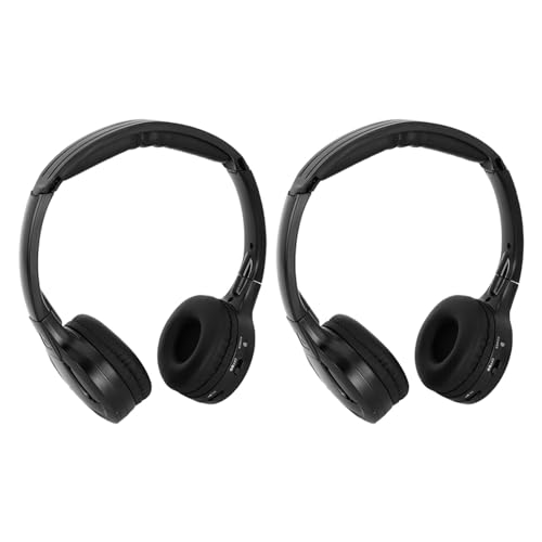 Écouteurs sans fil infrarouges voiture casque audio stéréo 2 canaux