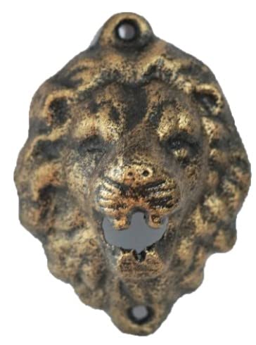 Midwest Craft House Cast Iron Lion Head Door Accent Piece