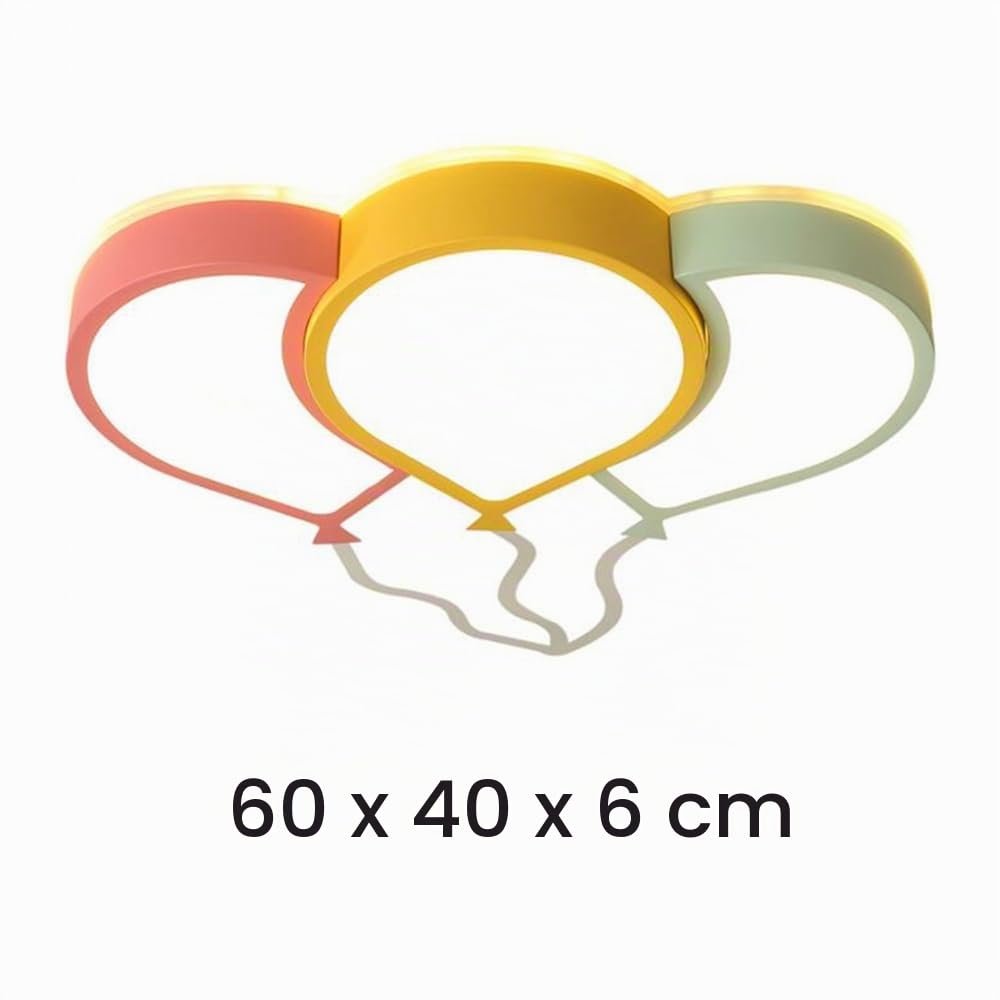 LED Palloncino Plafoniera Per Bambini Lampadario Creativa Cameretta Dei Bambini 36W Dimmerabile Con Telecomando Acrilico Lampada Da Soffitto Per Camera Letto Ragazzi Ragazze Soggiorno Sala Da Pranzo