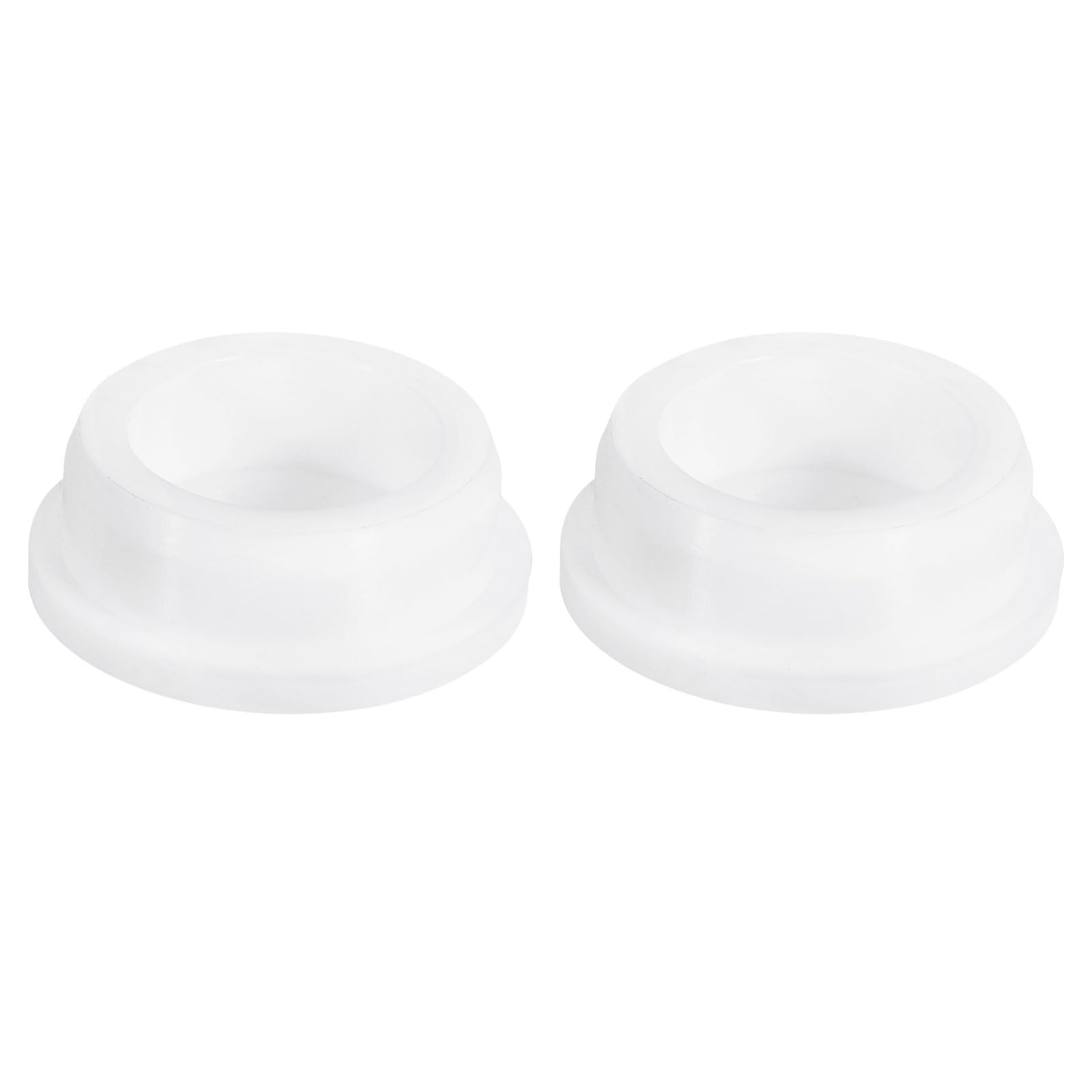 uxcell 2Pcs White Plug Holes, Waterproof Rubber Button Plug for 39mm / 1.54" Hole