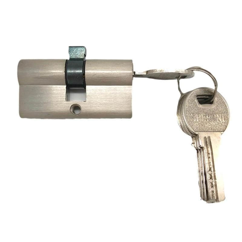 Serrure à cylindre européen à bouton 60-90mm pour double barillet de porte