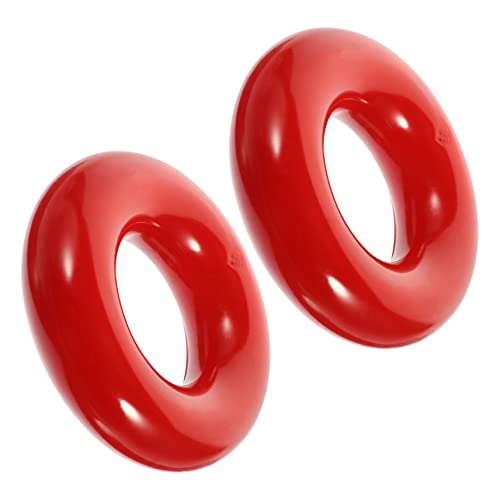 LEDMOMO 2個アイアン用ゴルフトレーニングリング ウェイト練習ツール スイング強化 鉄製ラウンドウェイトリング 握力サポート ゴルフスキル向上対応