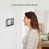 EZVIZ WLAN Türspion mit 4,3-Zoll-Farbbildschirm, 2MP Kabellose Video Türklingel Kamera mit 146°, 2200mAh Akku, 2,4GHz WiFi, Kein Bewegungsmelder, Keine Nachtsicht, Keine Videoaufzeichnung, CP2(Silber) - 4