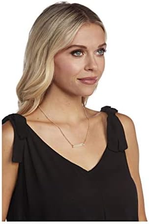 Mud Pie Women's Initial BAR Necklace - Image 4