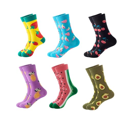 Furforstk Calcetines Divertidos 6 Pares de Colores con...
