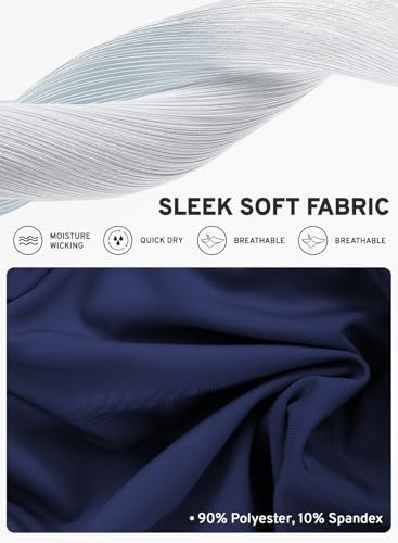 Image of Hiverlay Golf Dresses for Women with Shorts and Pockets, V-Neck Short Sleeve Tennis Dress, Workout Athletic Dresses