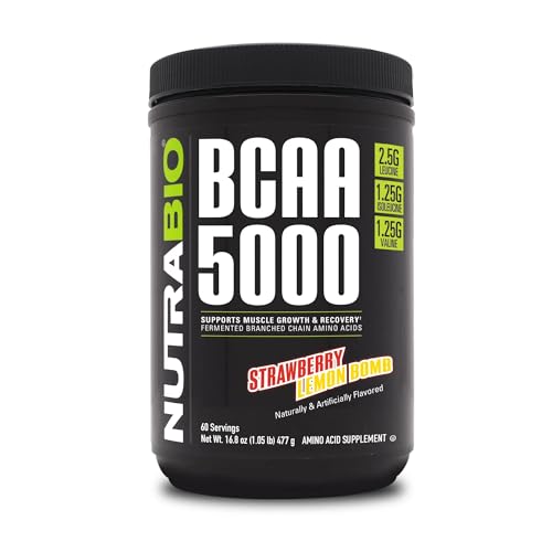 NutraBio BCAA 5000 Powder