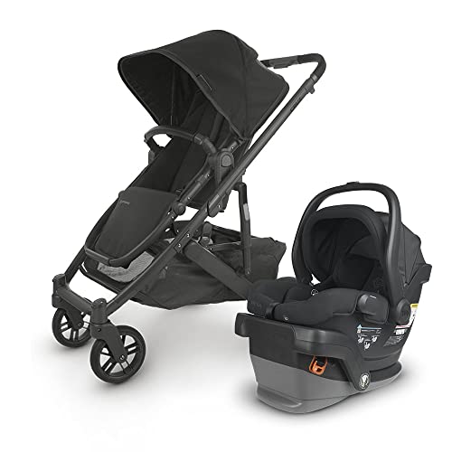 Cruz V2 Stroller - Jake (Charcoal/Carbon/Black Leather) + Mesa V2 Infant Car Seat - Jake (Charcoal) #TOP11