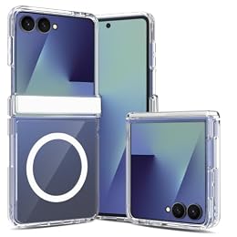 UUcovers Clear Magnetic Case for Samsung Galaxy Z Flip 8 Phone