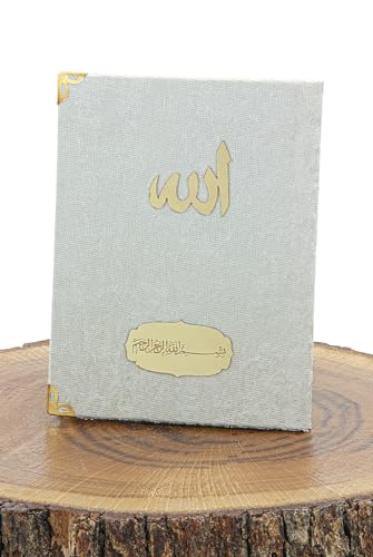 Set de regalo islámico con tapete de oración beige miniatura 5
