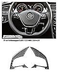  xiuxiu Fibra de Carbono Interior Molduras Pegatinas Accesorios para automóviles Decoración de Interiores Ajuste para Volkswagen VW Golf 7 GTI MK7 2013-2019 (Color Name : Transparent)