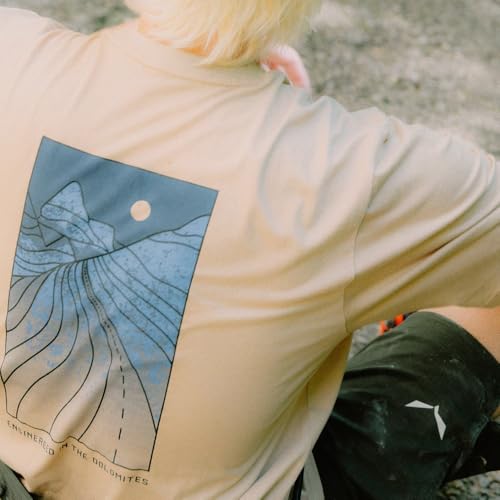 T-Shirt Salewa Eagle Sunset Respirant et Ample Taille M