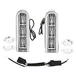 Teryicar-Chrome-Inserts-Saddlebag-Support-Light-Fits-CLISSLFHEG21-Ships-from-USA