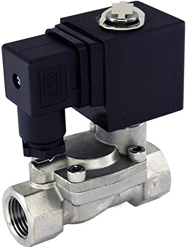 Électrovanne 24V normalement ouverte avec joint Viton haute résistance 113 PSI - 2