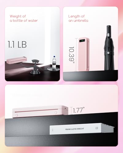 TATTMUSE Mobiler Drucker A4 für Unterwegs, Thermodrucker A4, Belegdrucker, Lernen, Monochromer Nur Thermopapie