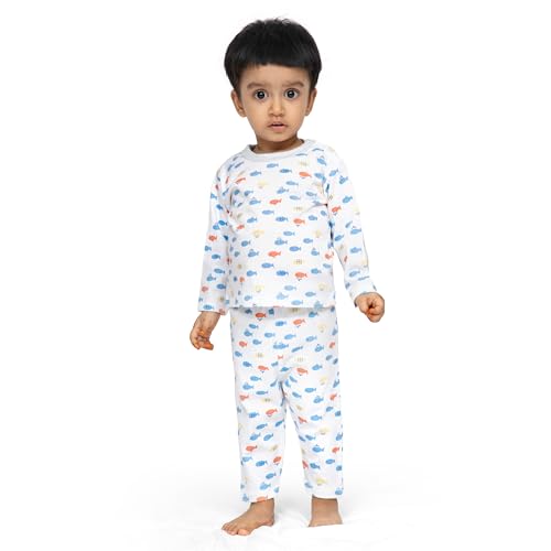 Image of Real Basics Cotton Clothing Sets for Boys & Girls - Unisex Clothing Sets Full Sleeve T-Shirt & Pant