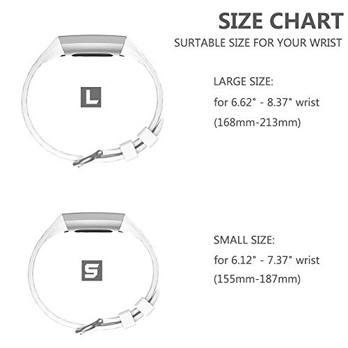 Bracelet anti-transpiration Fitbit Charge 3 souple réglable - 4