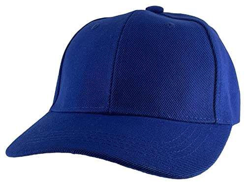 Topheadwear Blank Kids Youth Baseball Hat, Royal Blue #TOP9