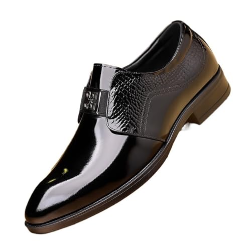 Chaussures hommes d'affaires cuir confortable anti-fatigue pour rester debout toute la journée