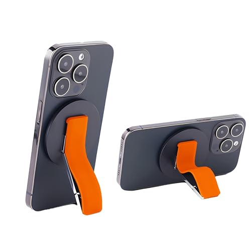 Anneau de support magnétique pour iPhone avec béquille et prise en métal fine MagSafe