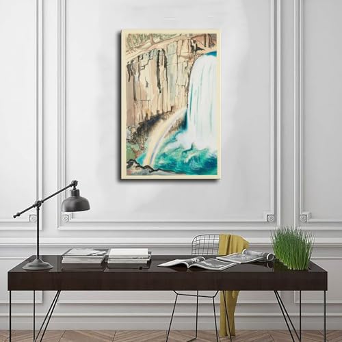 Impression sur toile de qualité Chiura Obata Rainbow Falls - 3