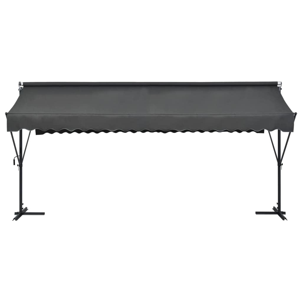 vidaXL Freistehende Markise 500x300 cm Anthrazit