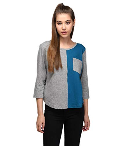 Image of KOTTY Women's Solid Regular Fit T-Shirt